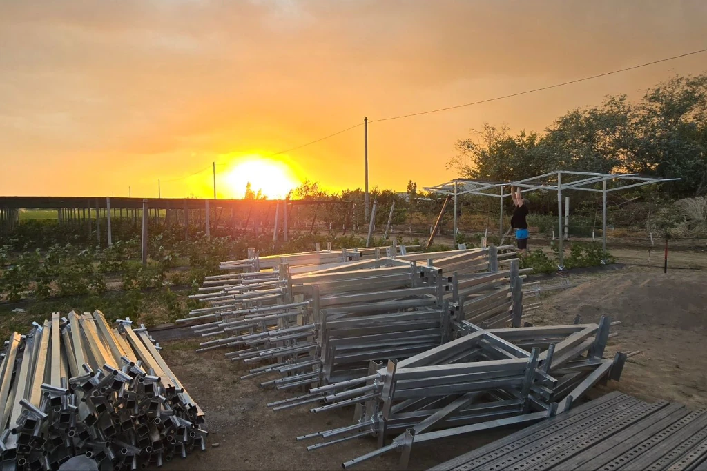 installation of structure